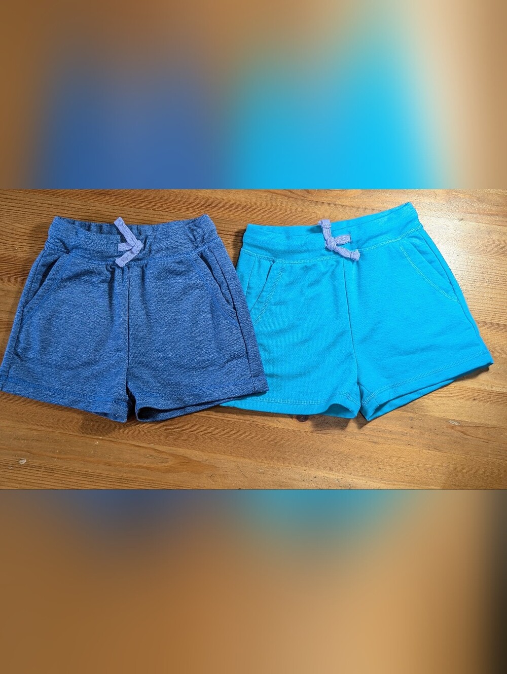 NEW 32 Degrees Kids' Blue & Aqua Casual Shorts - Comfortable 2 T